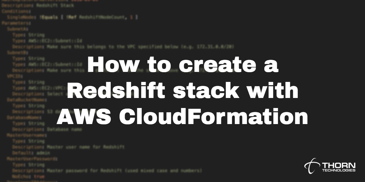 Redshift stack blog image