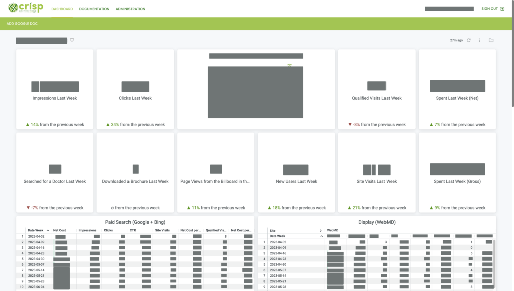 custom web-based portal