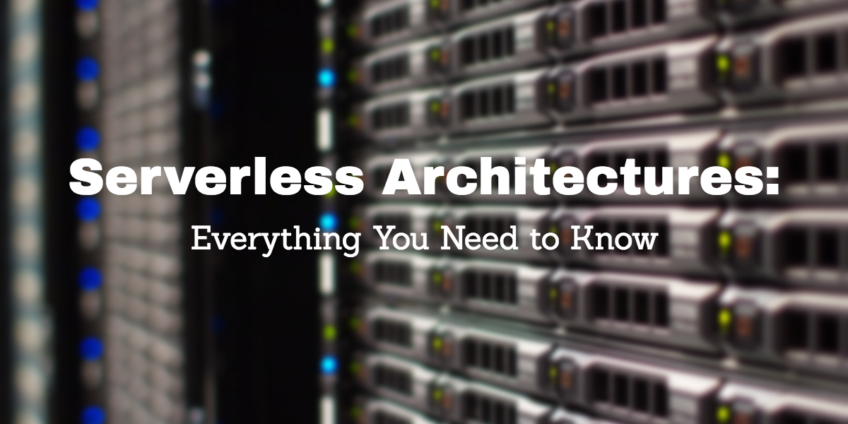 Serverless architecture - blog image