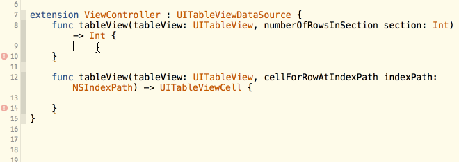 return functions