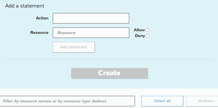 create-iot-policy-statamenet