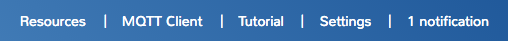 nav-bar-mqtt-client