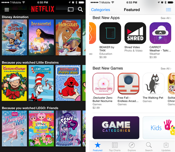netflix and the app store