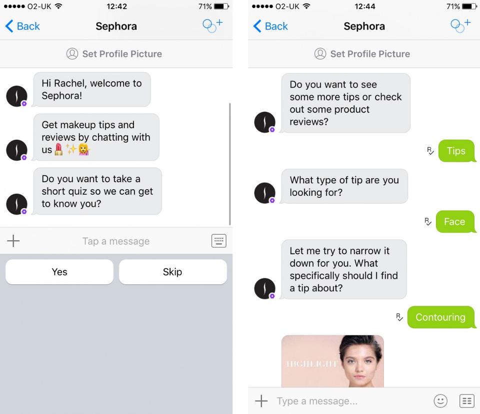sephora kik mobile