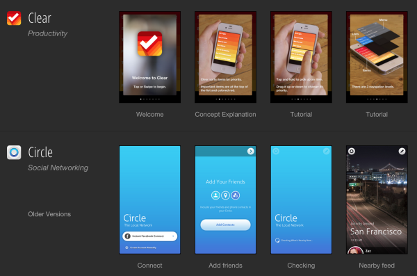 ux archive example