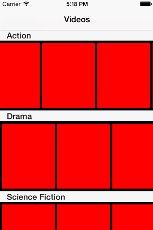 animated gif of horizontal scroller